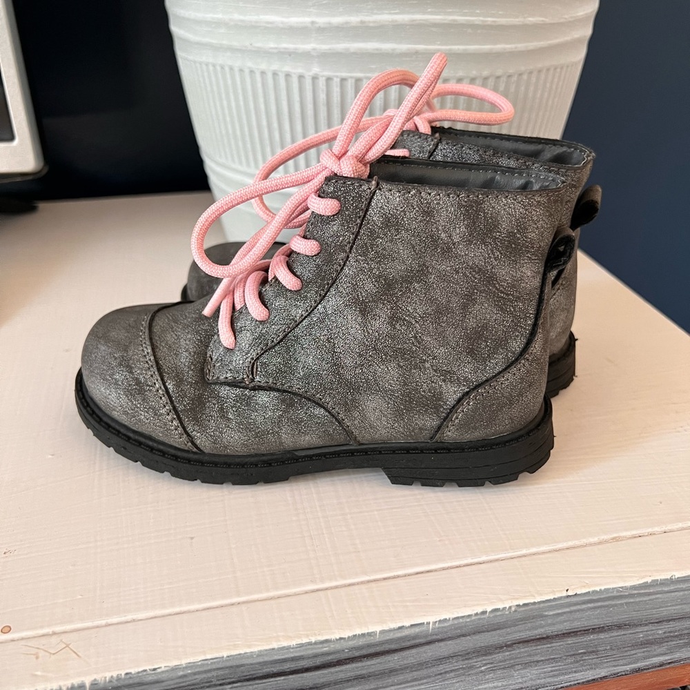 Silver boots
